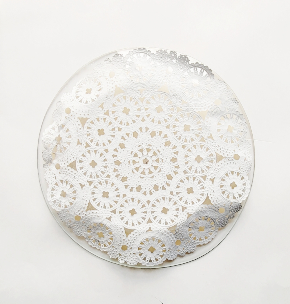 Lace Doily Plate DIY Janes Distractions